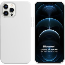 Microsonic Apple Uyumlu iPhone 12 Pro Kılıf Liquid Lansman Silikon