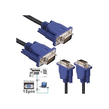 5 Metre Vga Kablo Görüntü Monitör Projeksiyon Kablosu