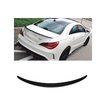 Mercedes W117 Cla 2013-2018 Plastik Parlak Siyah Spoiler Spoyler