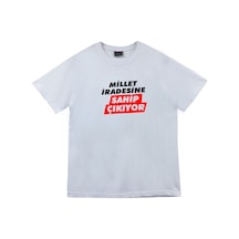Stoned&Fame Millet Iradesine Sahip Çıkıyor Baskılı Unisex %100 Pamuk Beyaz T-shirt Beyaz Stoned&Fame Millet Iradesine Sahip Çıkıyor Baskılı Unisex %100 Pamuk Beyaz T-shirt Beyaz