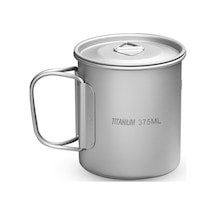 Hafif Ve Dayanıklı Titan Çelik Kamp Bardak, 375ml Kapasite, Taşınabilir Outdoor Aksesuar Gümüş Gümüş Hafif Ve Dayanıklı Titan Çelik Kamp Bardak, 375ml Kapasite, Taşınabilir Outdoor Aksesuar Gümüş Gümüş