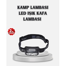 Gece Balıkçılığı İçin Ultra Parlak Şarjlı Kafa Lambası 4 Işık Modu + Usb Şarj Çok Renkli