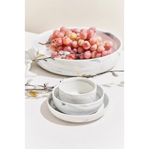 Pasabahce Marble Porselen Servis Kasesi 15 Cm - 1 Adet Çok Renkli