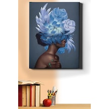 Webstyle Sayılarla Boyama Seti Kasnaklı Çiçek Kadın 3 50 X 65 Cm