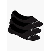 Columbia 3pp Invisibles Unisex 3'lü Kısa Çorap Siyah
