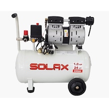 Solax HM0.55JW/24 1 Hp 8 Bar 24 LT Süper Sessiz Hava Kompresörü