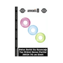 Delux Serisi Su Oyuncağı Yaz Ürünü Havuz Partisi 36024 76 Cm Simit Belirtilmemiş