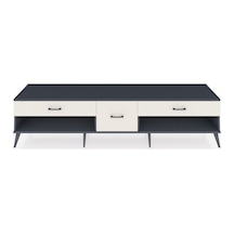 Hyperion Tv Ünitesi 3 Çekmeceli 220x44x51 Antrasit-aytaşı Aytası/aytası - Antrasıt