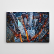Manhattan Dekoratif Dev Boyut Kanvas Tablo 100 X 140 Cm