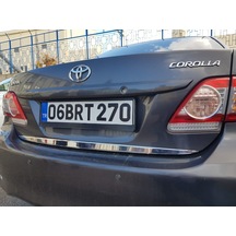 Toyota Corolla Uyumlu Formlu Krom Bagaj Alt Çıtası 2007-2013 N11.14827