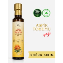 Wie Farma Aspir Tohumu Yağı 250 Ml Soğuk Pres Cam Şişe %100 Saf 250 ML