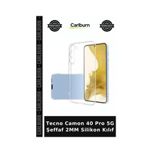 Tecno Camon 40 Pro 5g Şeffaf 2mm Silikon Kılıf Telefon Koruyucu Cep Telefonu Cihaz Kapağı çok renkli