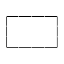 Geeroyoo Taşınabilir 60-150 İnç 16:9 Hd Kalın Polyester Ev Ve Dış Mekan Sinema Perdesi 1.32x0.75m Jzr-gy