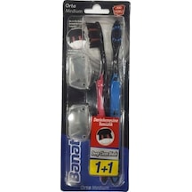 Banat Deep Clean Black Diş Fırçası Medium 1+1