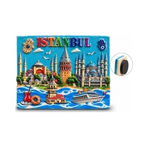 İstanbul Temalı Polyester Magnet