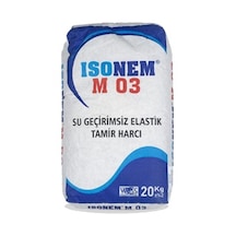 Isonem M 03 Su Geçirimsiz Elastik Tamir Harcı Gri 20 Kg