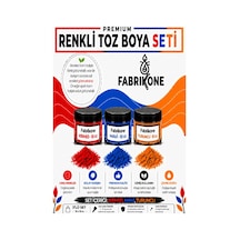 3'lü Set Premium Parafin Soya Wax Toz Mum Boyası Hobi Seti - 10 Cc Kırmızı, Mavi, Turuncu Bkfab3kmt10g Karışık