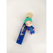 BTS RM Karakter Figür Silikon Anahtarlık Çanta Süsü Oyuncak