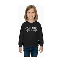 Kız Çocuk Baskılı Sweatshirt Bgl-st05266 Siyah Kız Çocuk Baskılı Sweatshirt Bgl-st05266 Siyah