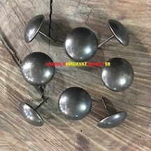 Rustik Kabara Raptiye Koltuk Çivisi Antik Siyah Çap 19 MM 30Adet