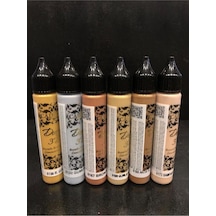 3d Boncuk Boya 6 Lı Set 3 / Boyutlu Boya 25 Ml X 6 Adet 3d Boncuk Boya Set Çok Renkli Tek Ebat, Tek Renk