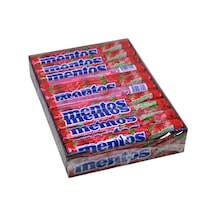 Mentos Stick Çilek Aromalı Çiğnenen Draje Şekerleme 37,5 Gr 20 Adet-227