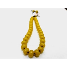 Omari İmzalı Sertifikalı Alman Faturan Sıkma Kehribar Tesbih 10x13,5 Mm Küre Kesim