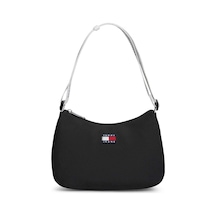 Tommy Hilfiger Kadın Marka Logolu Günlük Kullanıma Uygun Siyah Omuz Çantası Aw0aw18463 Bds-13280 Siyah