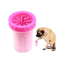 Pembe BÜYÜK BOY Gentle Köpek Ayak Yıkama Aparatı Pati Temizleme