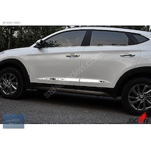 Hyundai Tucson Yan Kapı Çıtası Krom 15-2020 Pas.Çelik Genis Model