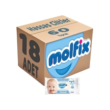 Molfix Islak Havlu Mendil Izotonik Hassas Ciltler 18 Li Set 60 Ya