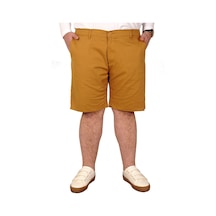 Mode Xl Büyük Beden Erkek Kapri Yancep Nice Classic 21402 Taba 001