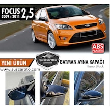 ŞüsCarOto Ford Focus 2.5 2009-2011 Batman Yarasa Ayna Kapağı Piano Black ABS Plastik (00)