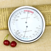 Springsun "132mm Bimetal Termometre İle Hassas Sıcaklık Ve Nem Ölçümü - Dayanıklı Ve Kullanışlı"