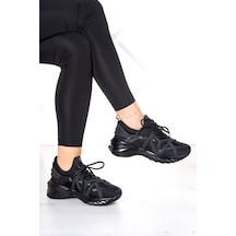 Erkan Saçmacı Zeina Siyah Özel Tasarım Spor Ayakkabı