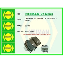 Cam - 158 - Anahtarı On Sol Cıftlı 10 Fıslı - Beyaz - Shopılke - Clıo Iıı