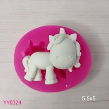 Yy0324 Yandan Bakan Unicorn Silikon Silikon Kalıp