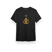 Fullmetal Alchemist Anime King Bradley Silhouette Siyah Kısa Kol Erkek Tshirt 001