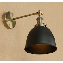 Riolight Retro Mafsallı Hareketli Başlık Metal Duvar Aplik (545324722) Siyah