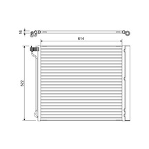 Valeo 822649 Klima Radyatörü Bmw E70 F15 F85 E71 E72 F16 F86 64509239944 -