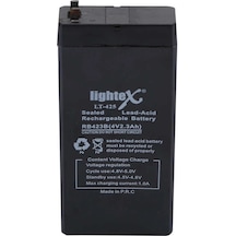 Lightex Lt-425 4v 2.3ah Işıldak Fener Aküsü