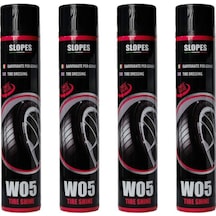 Slopes W05 Tyre Shine Lastik Parlatıcı Spray 4x500ml.