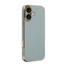 Newface - 603 - Apple iPhone Uyumlu 16 Kılıf Volet Silikon - - Csmo-tex - Açık Yeşil