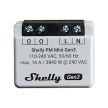 Shelly Pm Mini Gen3 16a Wi-fi Akıllı Enerji Ölçüm Modülü