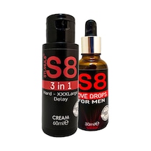 Stımul8 S8 3x Etkişekillenme Kremi + 30 Ml Extradestek Erkekdamla