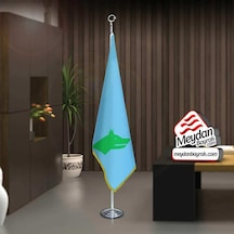 Göktürk Kağanlığı Bayrağı-17 Eski Türk Devleti-ofis-toplantı Odaları -direkli -saçaklı Makam Bayrağı 1