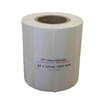 Kablo Bağlama Ve Tanımlama Etiketi Mat Pp Opak 82x22mm 1000 Adet Beyaz Çok Renkli