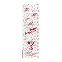 Çatal Kaşık Kılıfı Kuşe Efsane Lezzetler 8x24 Cm-1000 Adet