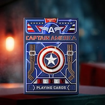 Theory11 Captain America Premium Oyun Kağıdı İskambil Kartları Destesi