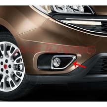 Fiat Doblo Krom Sis Farı Çerçevesi 2015 Üzeri Paslanmaz Çelik N11.6480